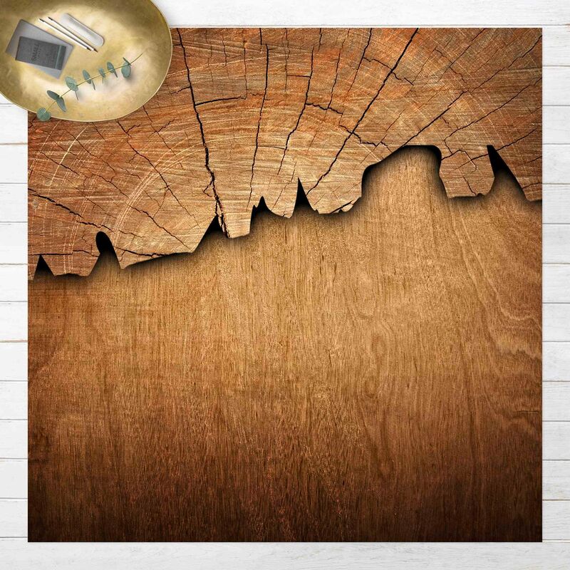 

Alfombras vinílicas - Wood Grain ll - Cuadrado 1:1 Dimensión LxA: 80cm x 80cm