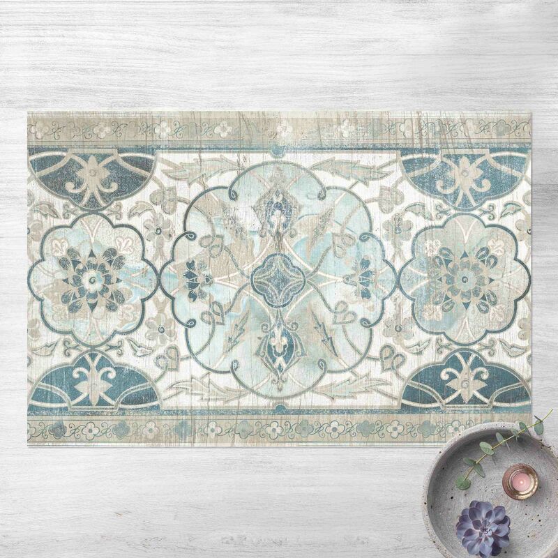 

Alfombras vinílicas - Wood Panels Persian Vintage II - Apaisado 2:3 Dimensión LxA: 80cm x 120cm