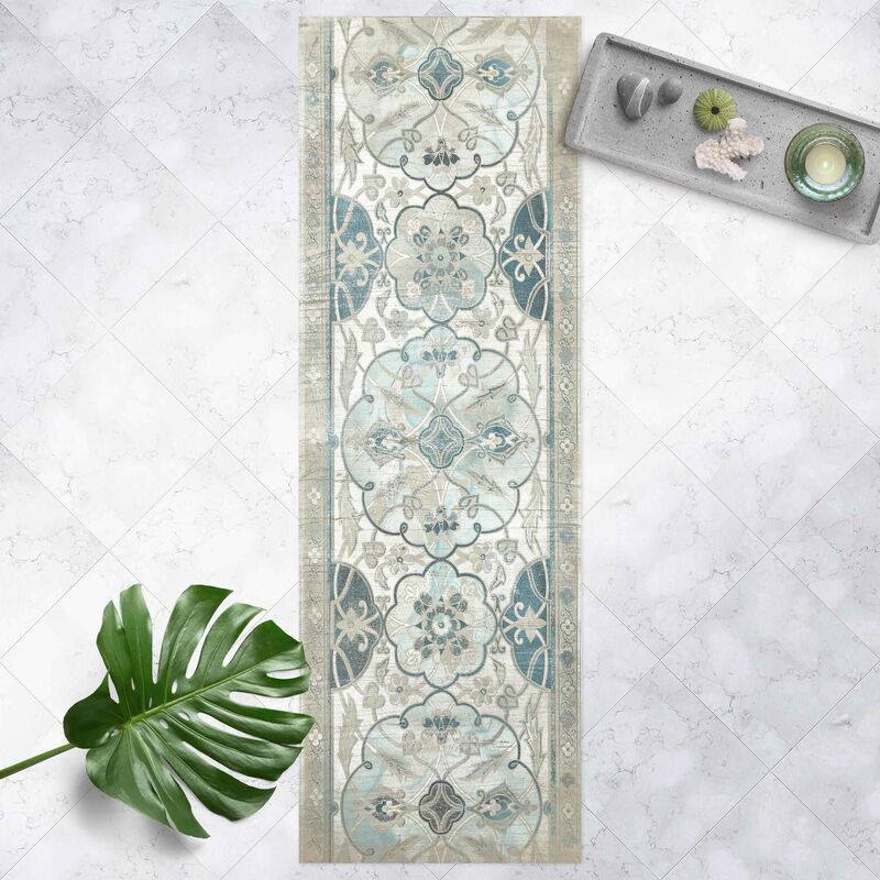 

Bilderwelten - Alfombras vinílicas - Wood Panels Persian Vintage II - Panorámico Dimensión LxA: 300cm x 100cm