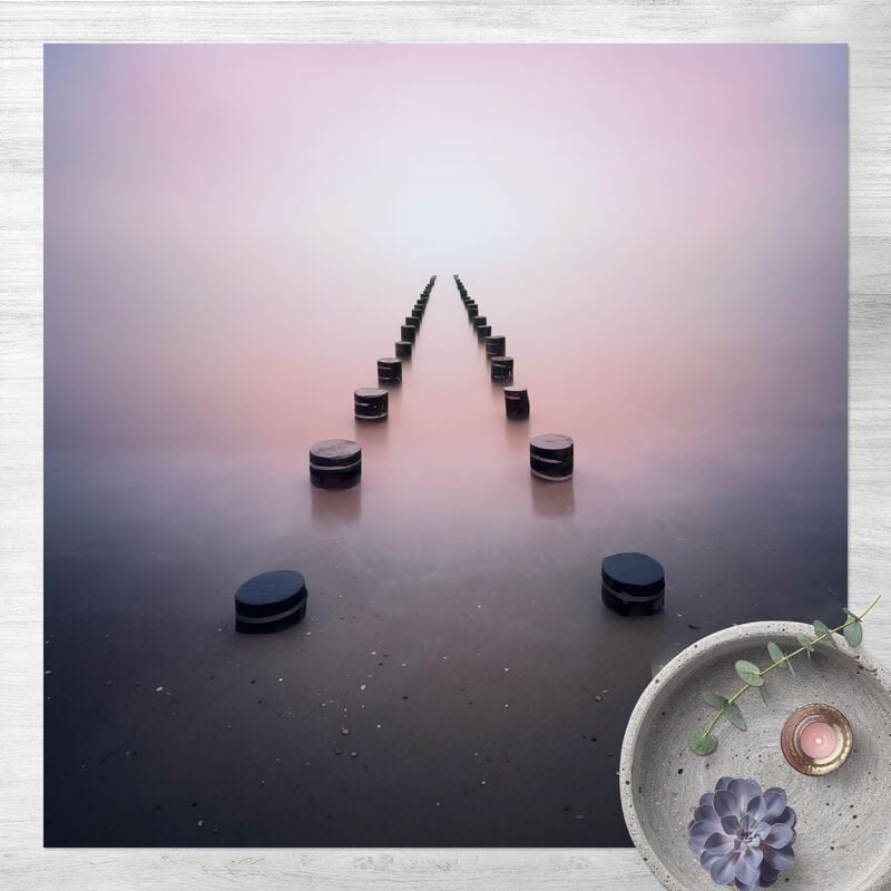 

Alfombras vinílicas - Zen On The Beach - Cuadrado 1:1 Dimensión LxA: 60cm x 60cm