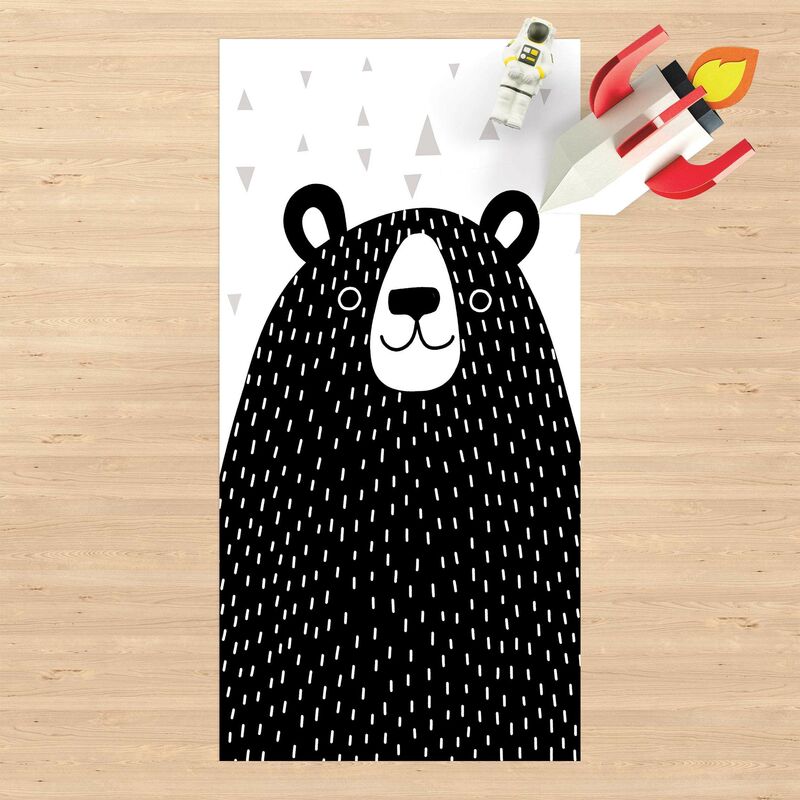

Bilderwelten - Alfombras vinílicas - Zoo With Patterns - Bear - Alto 2:1 Dimensión LxA: 280cm x 140cm
