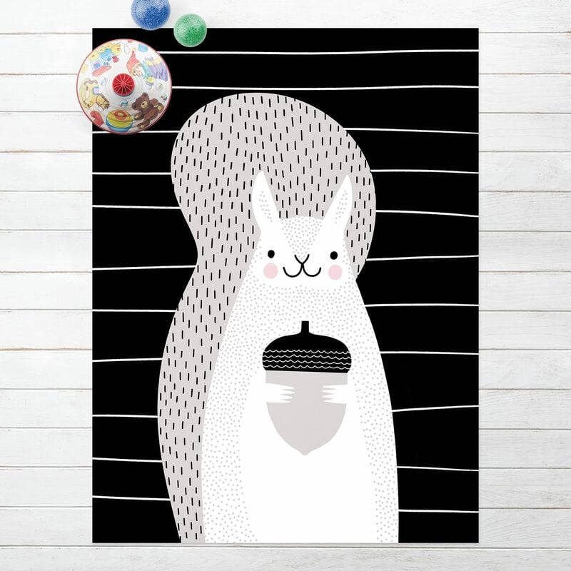 

Alfombras vinílicas - Zoo With Patterns - Squirrel - Alto 4:3 Dimensión LxA: 120cm x 90cm