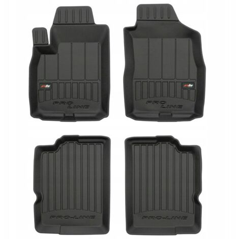 ALFOMBRAS Y FELPUDOS DE GOMA FIAT Panda 2 II 2003-2012 3D TROUGH
