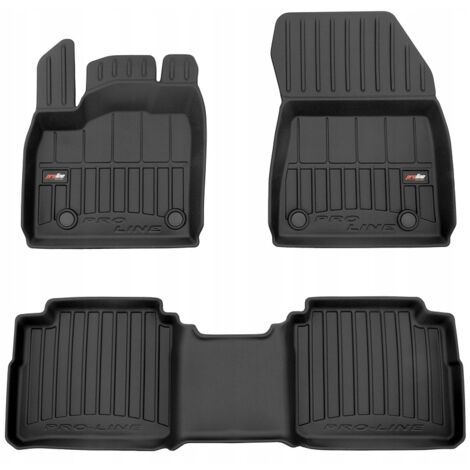 ALFOMBRAS Y FELPUDOS DE GOMA NISSAN Rogue 3 desde 2021 - 3D TROUGH
