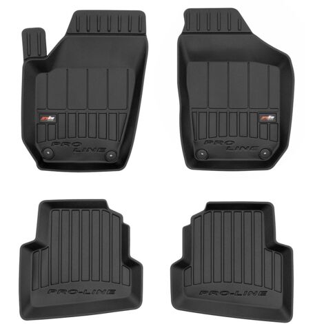 ALFOMBRAS Y FELPUDOS DE GOMA SKODA Fabia 2 2007-2014 3D TROUGH