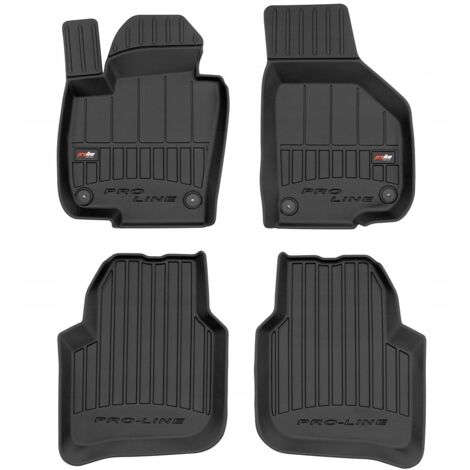 ALFOMBRAS Y FELPUDOS DE GOMA SKODA Superb 2 2008-2015 3D TROUGH