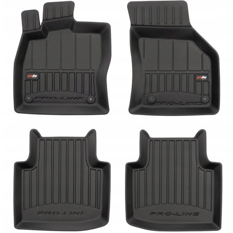 ALFOMBRAS Y FELPUDOS DE GOMA SKODA Superb 3 2015-2023 3D TROUGH