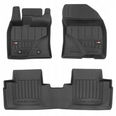 ALFOMBRAS Y FELPUDOS DE GOMA TOYOTA Avensis 3 T27 2009-2018 3D TROUGH