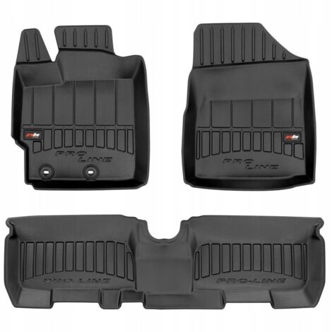 ALFOMBRAS Y FELPUDOS DE GOMA TOYOTA Yaris 2 2005-2011 3D TROUGH