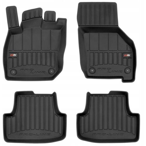 ALFOMBRAS Y FELPUDOS DE GOMA VW Golf 8 HÍBRIDO desde 2019 - 3D TROUGH