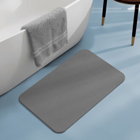 Alfombrilla absorbente para baño con lodo de diatomeas, antideslizante, para cocina