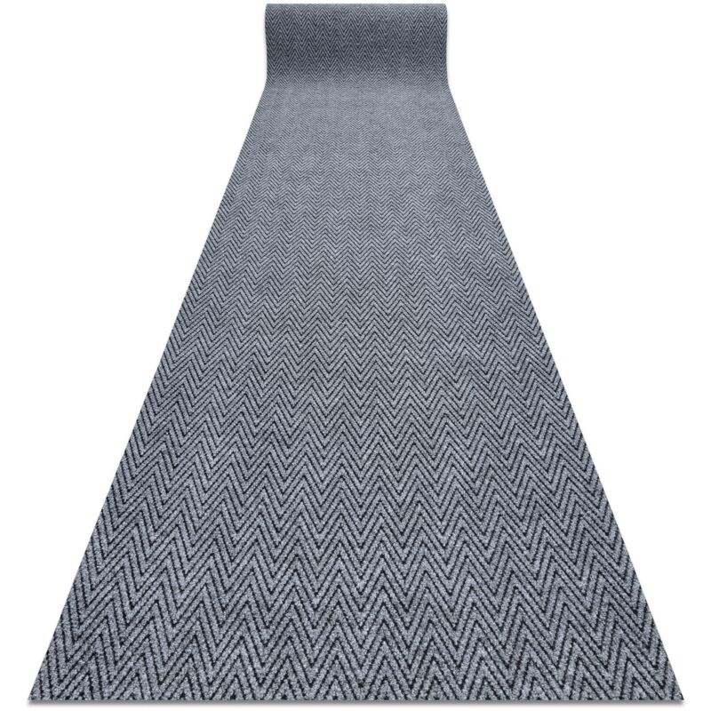 

Rugsx - Alfombrilla antideslizante 200 cm MAGNUS 2954 Zigzag exterior, interior gris Tonos de gris y plata 200x270 cm