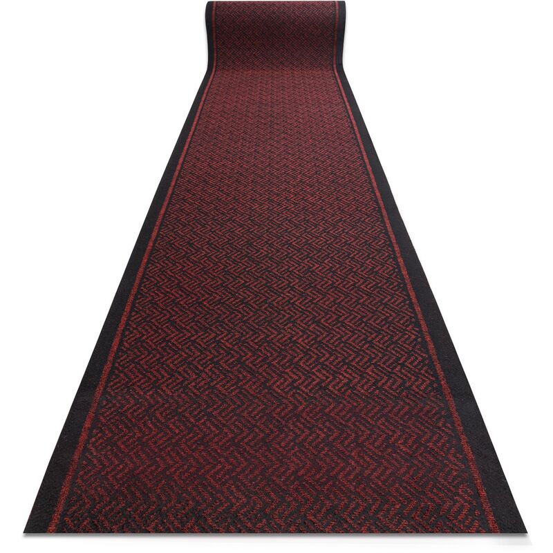 

Rugsx - Alfombrilla antideslizante 80 cm CORDOBA 3086 exterior, interior rojo Tonos de rojo 80x110 cm