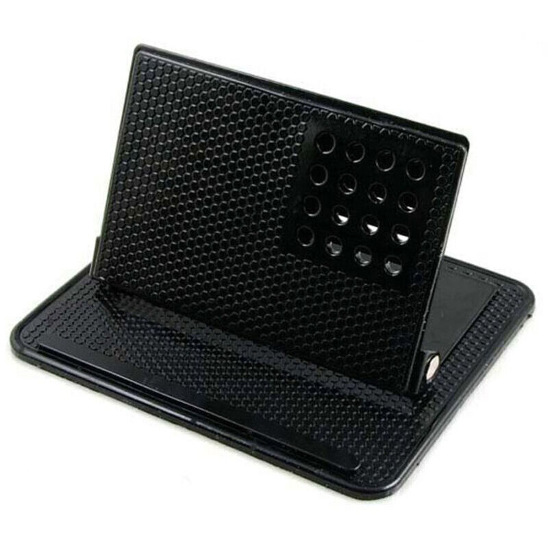 Alfombrilla antideslizante de silicona para salpicadero de coche - Soporte multifuncional para teléfono/GPS, no tóxico, ecológico, lavable,