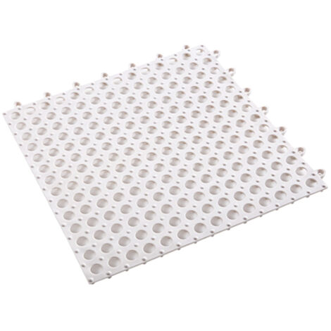 Alfombrilla antideslizante para baño, tamaño DIY, para zonas húmedas, con orificios de drenaje.