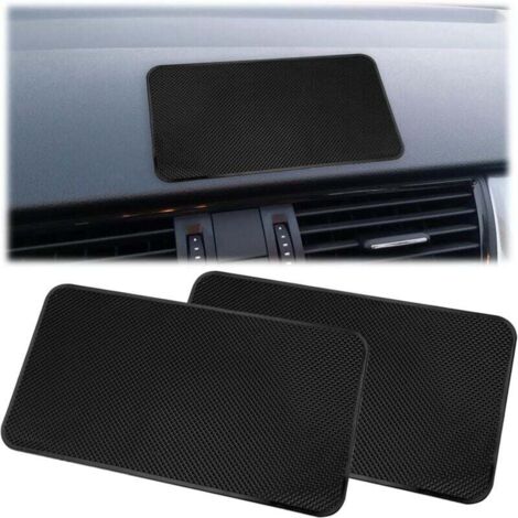 Alfombrilla antideslizante para coche KZQ, 27 x 15 cm, lavable y reutilizable, para salpicadero de coche, para teléfono móvil y decoración.