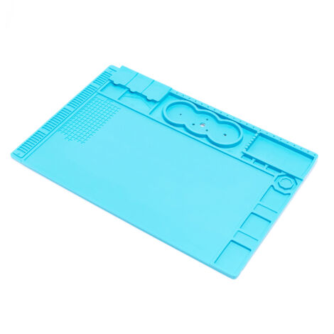 Alfombrilla antiest谩tica de silicona para microscopio 480x320mm TE-506