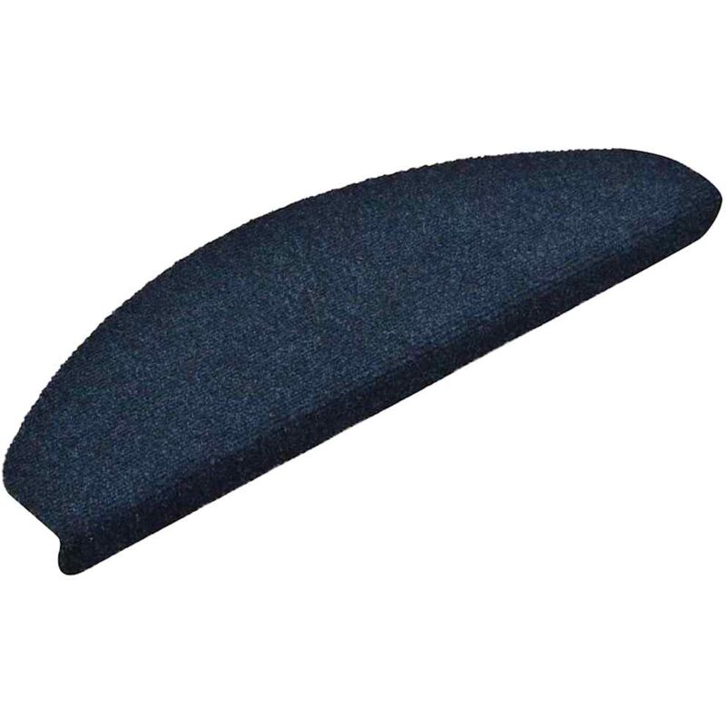 

Alfombrilla autoadhesiva escalera 15 uds 65x21x4 cm azul marino - Azul - Vidaxl