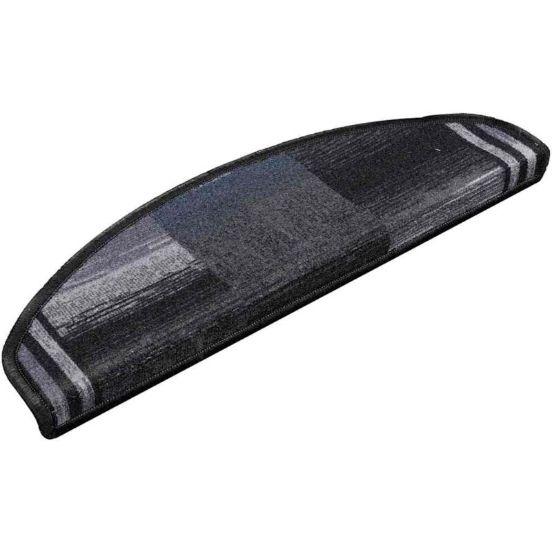

Alfombrilla autoadhesiva escalera 15 uds negro gris 65x21x4 cm - Multicolor - Vidaxl