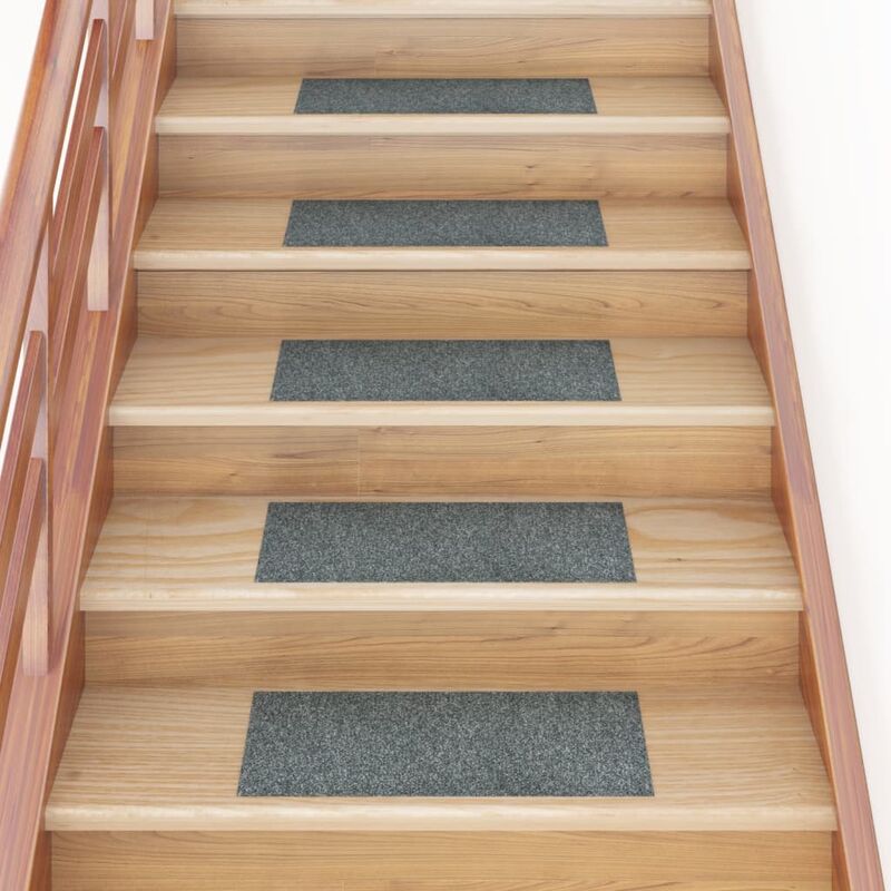 

Alfombrilla autoadhesiva escalera 15 uds verde 60x25 cm