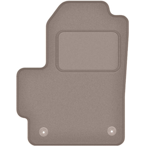 Alfombrilla beige para el conductor de Chevrolet Matiz hatchback (2004-2009)