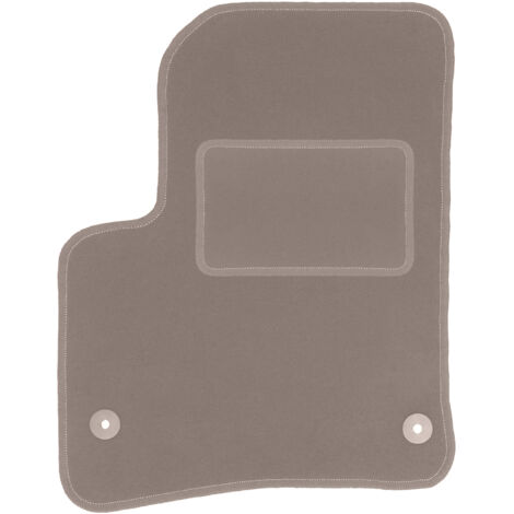 Alfombrilla beige para el conductor para Volkswagen Touareg I SUV (2002-2010)