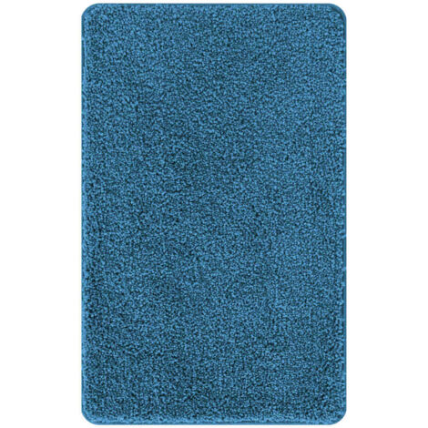 Alfombrilla de baño antideslizante Azul 50 x 80 cm PP vidaXL