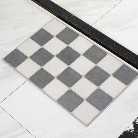 Alfombrilla de baño de piedra, antideslizante, superabsorbente, apta para la bañera (60x40cm).