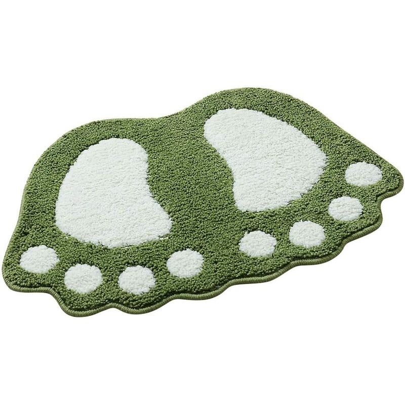 

Alfombrilla de baño antideslizante, alfombrilla de ducha de baño de pies grandes Alfombra peluda Alfombra de suelo absorbente Felpudo (48 * 67 CM,
