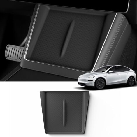Alfombrilla de carga inalámbrica nueva para la consola central, alfombrilla de silicona antideslizante, compatible con Tesla Model Y Juniper 2026 y 2025, color negro.