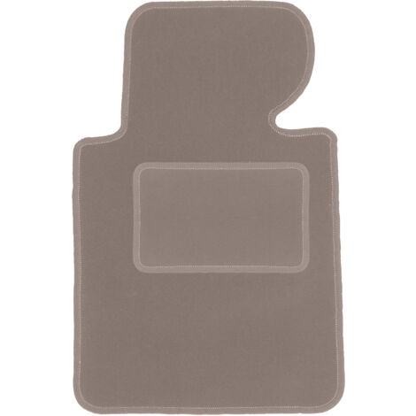 Alfombrilla de conductor beige para BMW 3 E46 compacto, coupé, sedán, familiar, touring (1998-2007)