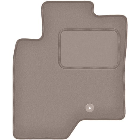 Alfombrilla de conductor beige para Chevrolet Captiva 7 plazas (2006-2017)