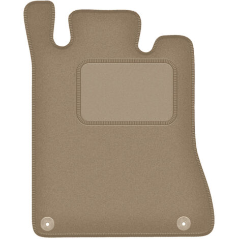 Alfombrilla de conductor beige para Mercedes SL R129 500 SL (1989-2001)