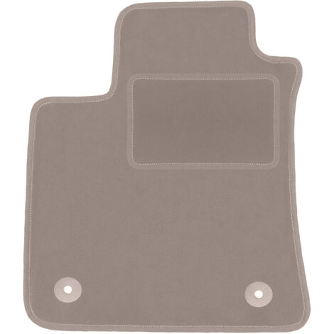 Alfombrilla de conductor beige para: Renault Megane IV Grand-Coupe, liftback, estate, grandtour, coupe, GT (2015-)