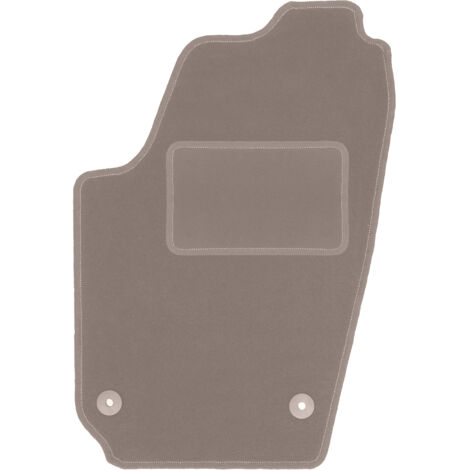 Alfombrilla de conductor beige para Seat Ibiza III 6L hatchback (2002-2008)