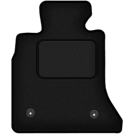 Alfombrilla de conductor negra para BMW 5 F11 familiar (touring) (VELCRO) (2010-2013)