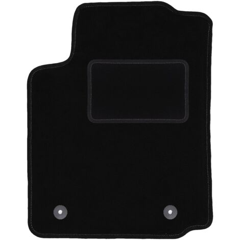 Alfombrilla de conductor negra para Citroën C2 hatchback (2003-2009)