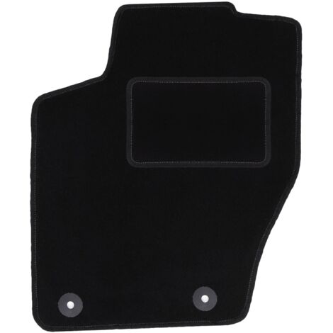Alfombrilla de conductor negra para Citroën C4 II hatchback, familiar (2010-2018)