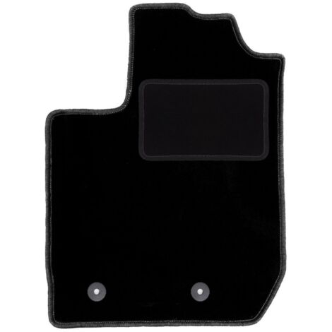 Alfombrilla de conductor negra para Dacia Sandero Stepway II FL hatchback (2018-2021)