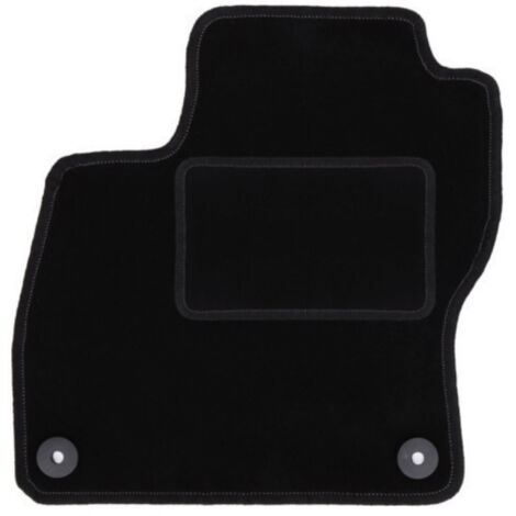 Alfombrilla de conductor negra para Ford Focus MK3 FL sedán, familiar, hatchback (2017-2020)