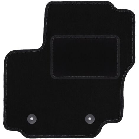 Alfombrilla de conductor negra para: Ford S-MAX MK1 minivan (2006-2011)
