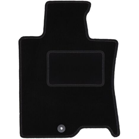 Alfombrilla de conductor negra para Honda Accord VIII sedán, familiar, tourer (2008-2015)