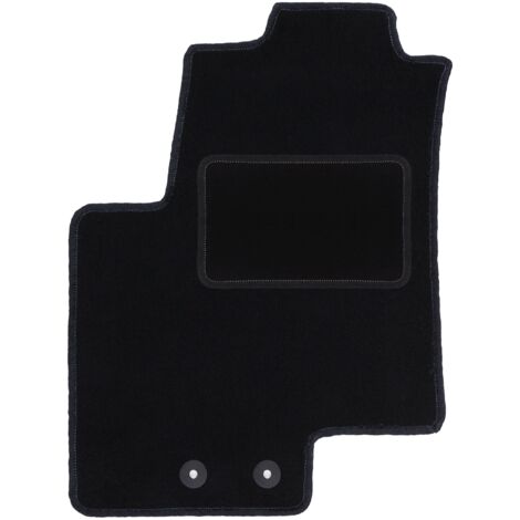 Alfombrilla de conductor negra para Hyundai ix20 minivan (2010-2018)