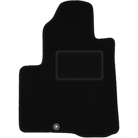 Alfombrilla de conductor negra para Hyundai SantaFe II SUV (2006-2012)