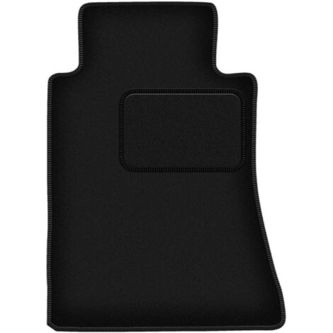 Alfombrilla de conductor negra para: Mercedes E W124 coupé (1984-1997)