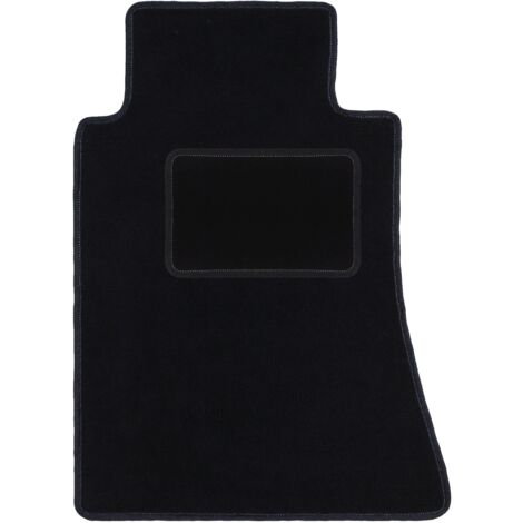 Alfombrilla de conductor negra para: Mercedes E W124 sedán, familiar (1984-1997)