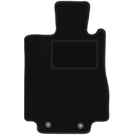 Alfombrilla de conductor negra para: Mercedes S W220 4Matic corto (1998-2005)