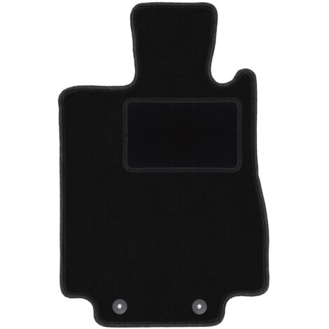Alfombrilla de conductor negra para: Mercedes S W220 largo (1998-2005)