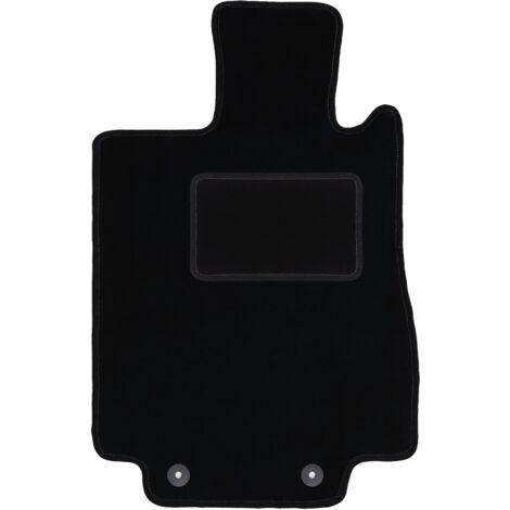Alfombrilla de conductor negra para: Mercedes S W220 sedán corto (1998-2005)