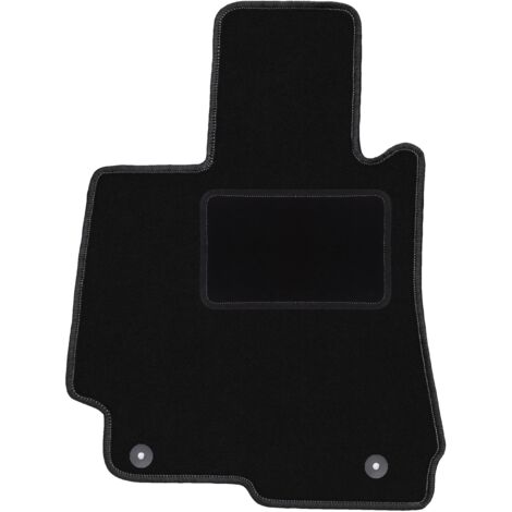 Alfombrilla de conductor negra para Mercedes W221 Clase S Sedán corto (2005-2013)